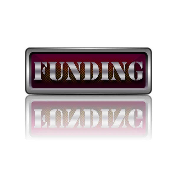 Funding button. — Stock Photo, Image