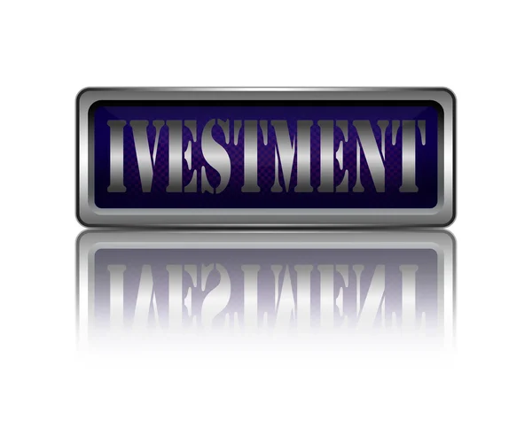 Pulsante di investimento . — Foto Stock