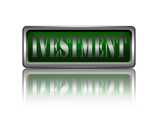 Botão de investimento . — Fotografia de Stock