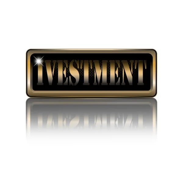 Investment button. — Stock Photo, Image