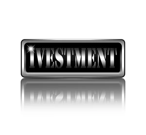 Botão de investimento . — Fotografia de Stock
