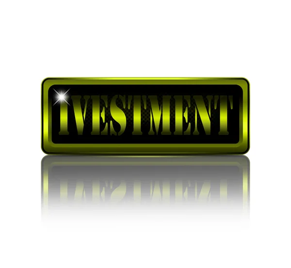 Investment button. — Stock Photo, Image