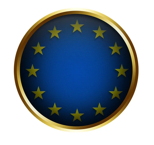 EU tlačítko. — Stock fotografie