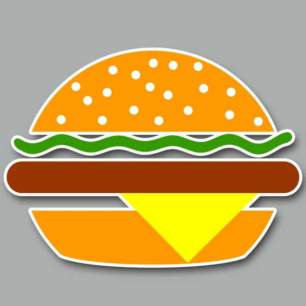 Icono de hamburguesa. —  Fotos de Stock