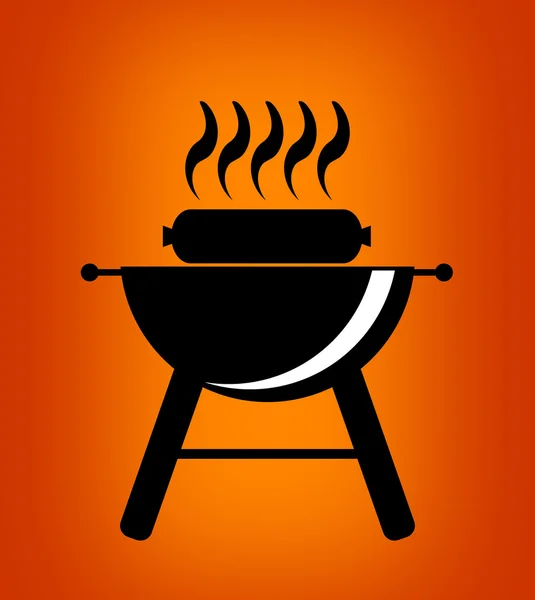 BBQ icon. — Stock Photo, Image