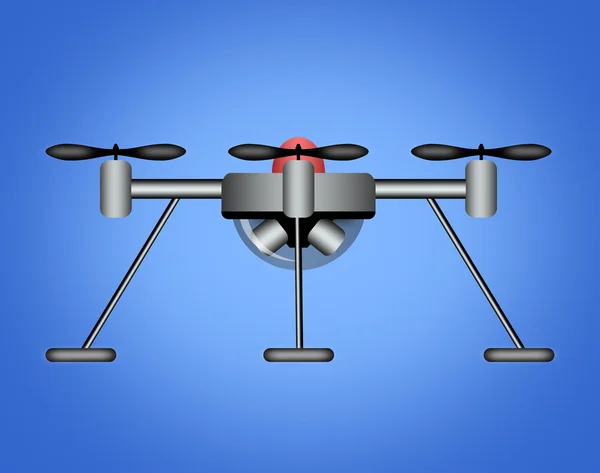Quadrocopter illustration. — 图库照片