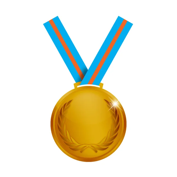 Medal over a white background. — Stock Photo, Image