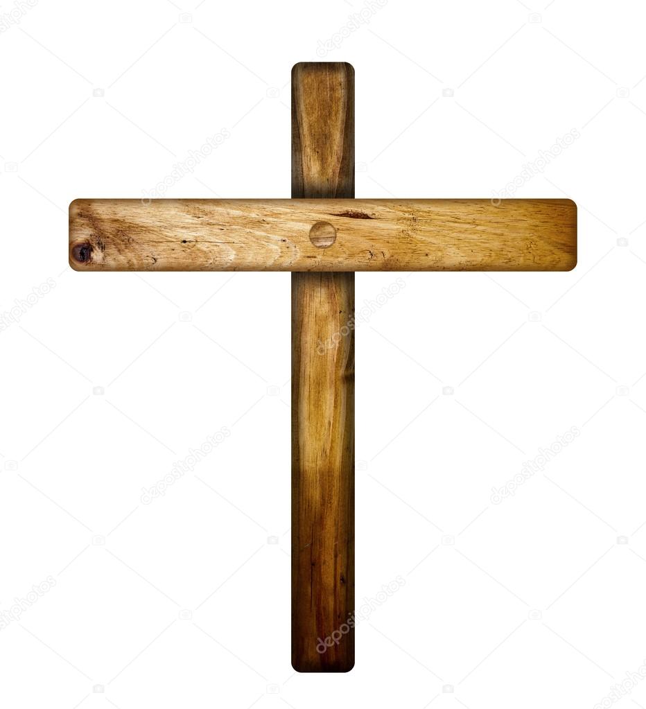 Wooden cross.