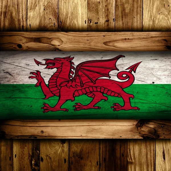 ウェールズの旗. — ストック写真