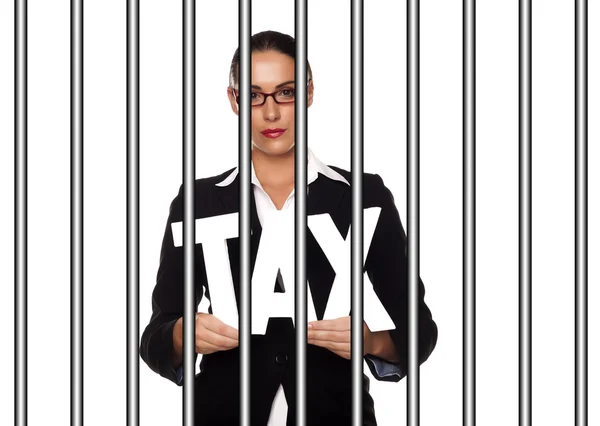 Tax evasion consequences concept. — Stock Photo, Image