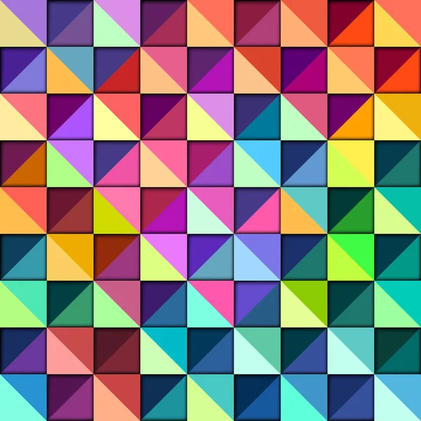 Patrón geométrico colorido — Vector de stock