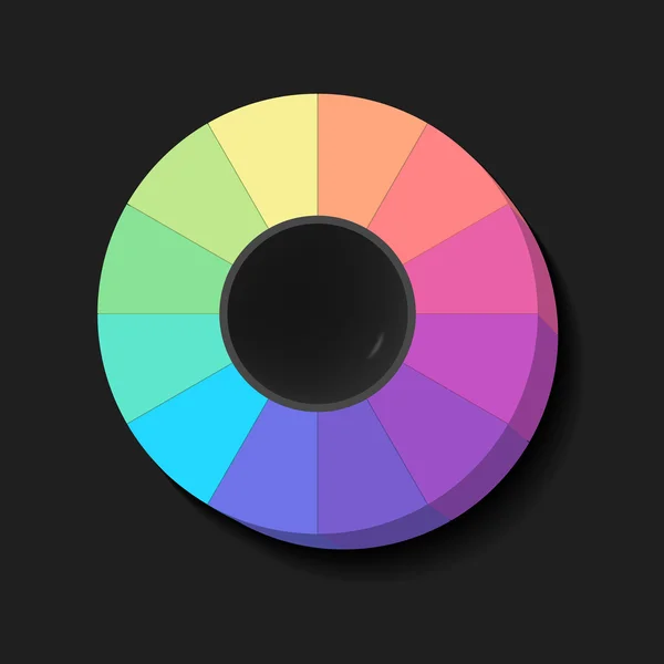 Renk Spektrumu Çemberi — Stok Vektör