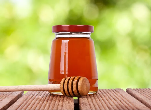 Natuurlijke bijen honing — Stockfoto