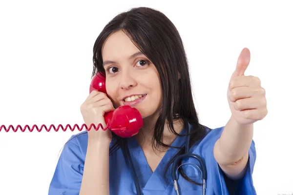 Doctor hablando por teléfono — Foto de Stock