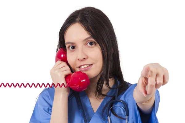 Doctor hablando por teléfono — Foto de Stock