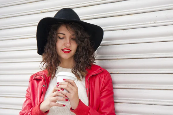 Kaffeetasse für Frauen — Stockfoto