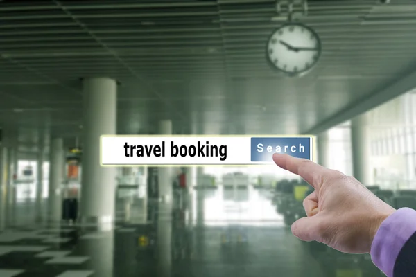 Travel search engine — Stock Photo, Image