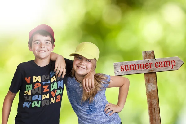 Vacanze e campi estivi — Foto Stock