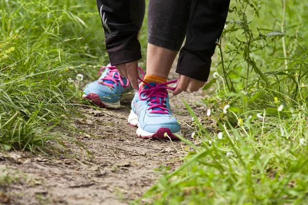 Entrenamiento de corredores al aire libre —  Fotos de Stock