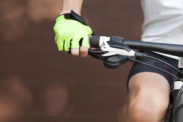 Ciclista de montaña, ciclismo — Foto de Stock