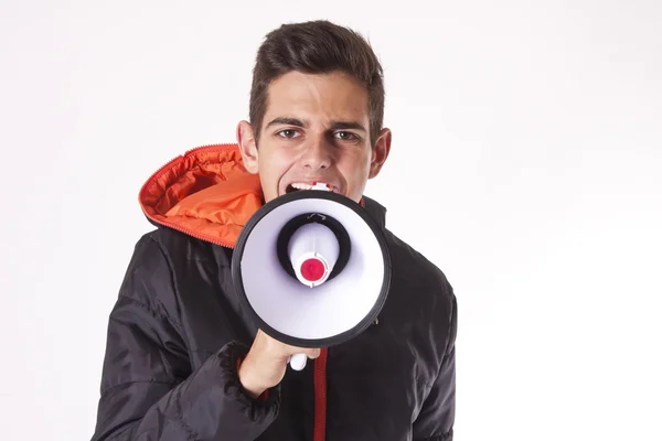 Joven gritando — Foto de Stock