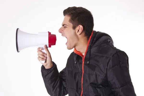 Joven gritando —  Fotos de Stock