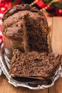 Noel tipik taze çikolata panettone