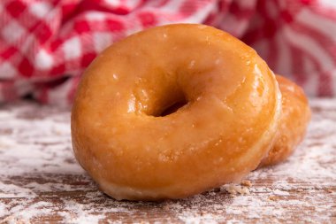 Yeni yapılmış taze doğal çörekler.