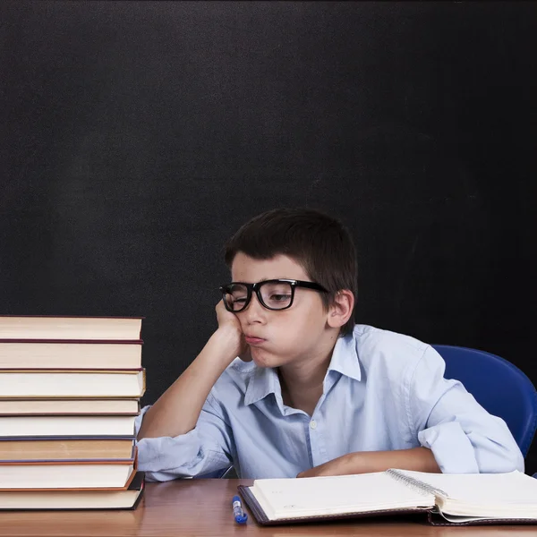 Criança na escola — Fotografia de Stock