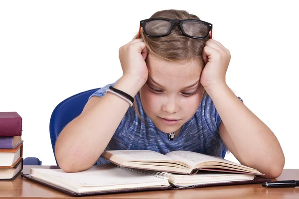 Menina na escola — Fotografia de Stock