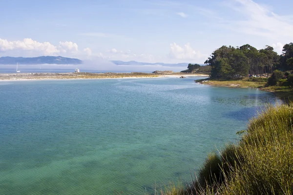 Pláž krajina, cies — Stock fotografie