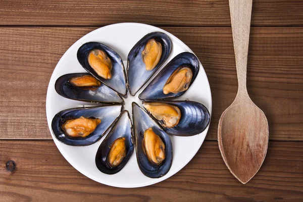 Mussels, food — Stock Photo, Image