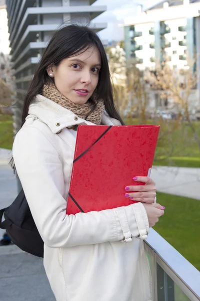 Chica universitaria — Foto de Stock