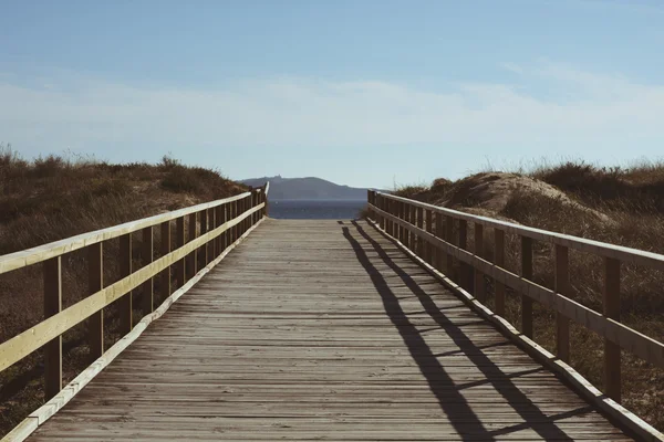 Boardwalk to the beach — Stock Photo, Image