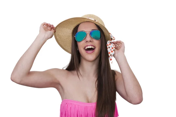 Mädchen im Bikini, Sommer — Stockfoto