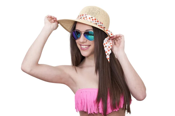 Tjej i bikini, sommar — Stockfoto