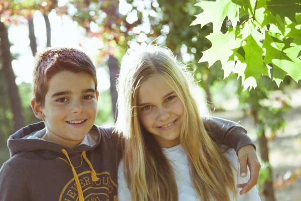 Couple children — Stock Photo, Image