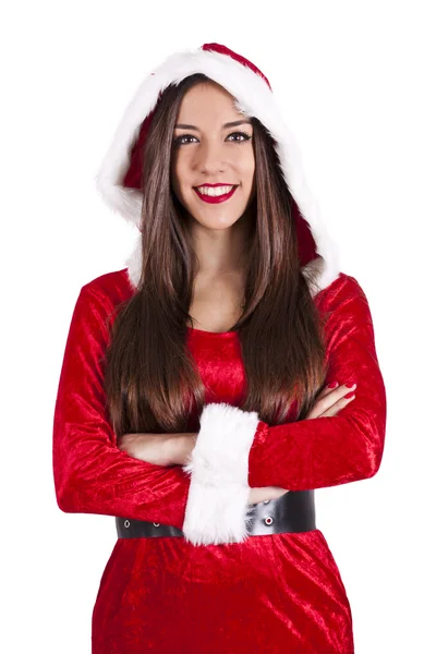 Babbo Natale donna — Foto Stock