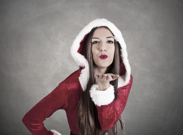 Santa Claus mujer —  Fotos de Stock