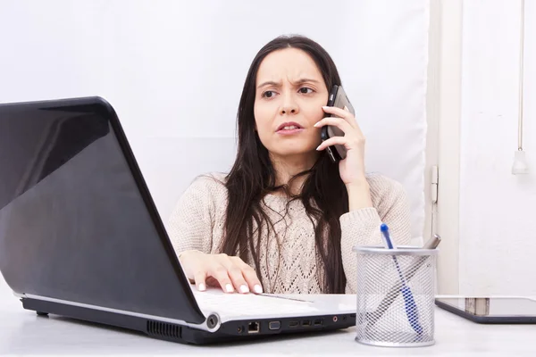 Business woman office — Stock Photo, Image