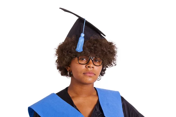 Chica con la graduación — Foto de Stock