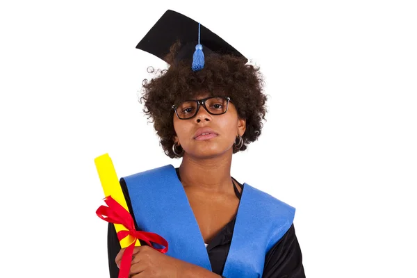 Chica con la graduación — Foto de Stock