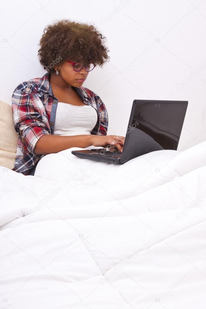 girl with computer