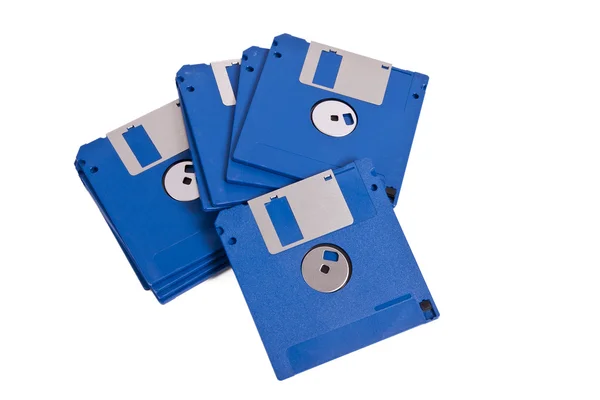 Floppy discks geïsoleerd — Stockfoto