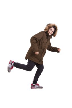 çocuk üzerinde beyaz izole