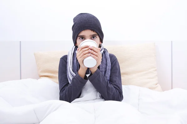 Boy sleeping on room — Stock Photo, Image