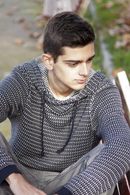 genç çocuk açık havada yaşam tarzı