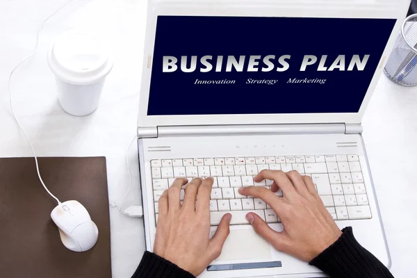 Consulting business plan — Stock Photo, Image