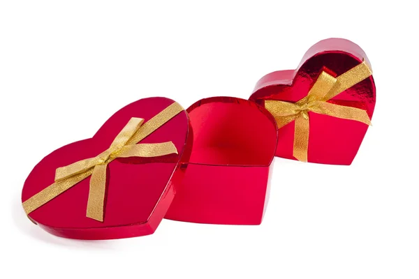 Cajas de regalo con corazón —  Fotos de Stock