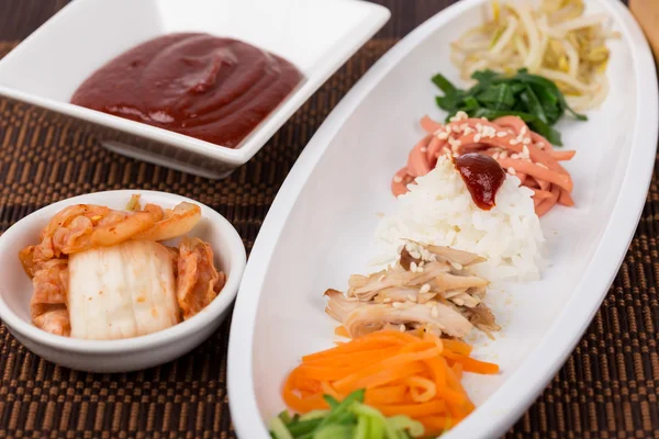 Korea cuisine ,bibimbap — Stock Photo, Image